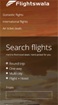 Mobile Screenshot of flightswala.com