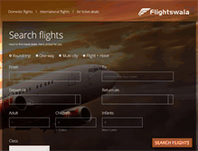 Tablet Screenshot of flightswala.com